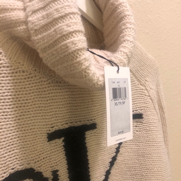 Calvin Klein Wool Alpaca Sweater XS or XL NEW - Picture 4 of 5